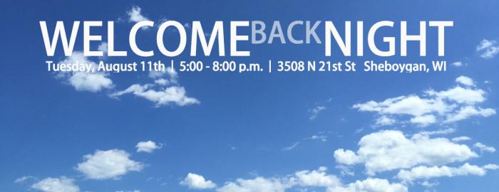 Welcome Back Night Header Image