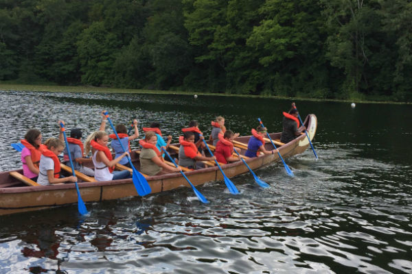 Mosaic Camp Canoe Slider Image